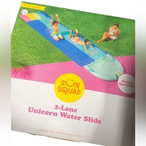 18ft long unicorn Water Slide Outdoor Game